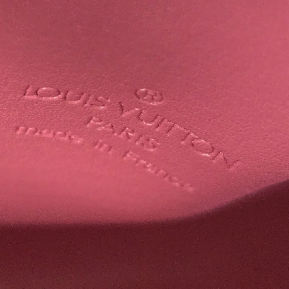 Louis Vuitton Red Vernis papillon‎ bedford bag